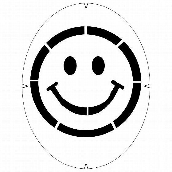 Tourna Racquet Stencil