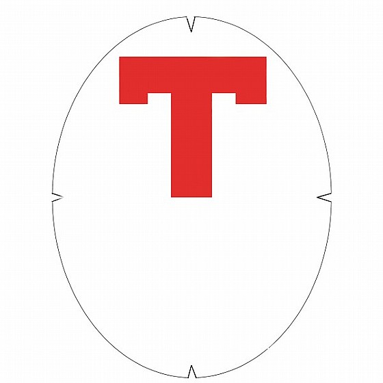 Tourna Racquet Stencil - Logo