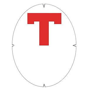 Tourna Racquet Stencil - Logo