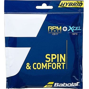 Babolat RPM 17G + VS Touch 16G Tennis String Hybrid - Premium Control & Feel Combo