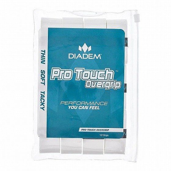 Diadem Pro Touch Overgrip 12 Pack - White