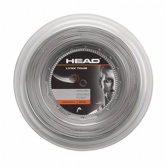 Head Lynx Tour 1.25 200m Reel - Grey